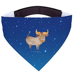 Mr. & Mrs. Panda Hundehalstuch Sternzeichen Stier Blau Größe S – Bild 1 von 5