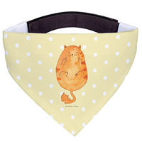 Produktbild von Mr. & Mrs. Panda Hundehalstuch und Katzenbandana Frühaufsteher Gelb Größe L