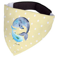 Produktbild von Mr. & Mrs. Panda Hundehalstuch Walfisch Thunfisch Gelb aus Polyester