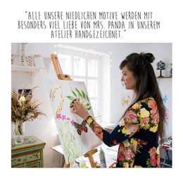 Mr. & Mrs. Panda Hundehalstuch Wüstenfuchs Blumen Weiß Bunt Größe S – Bild 1 von 2