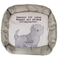 Produktbild von Mr. & Mrs. Panda Hundekissen Affenpincher Moment Grau aus Polyester Größe L