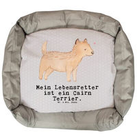 Produktbild von Mr. & Mrs. Panda Hundekissen Cairn Terrier Grau Größe L