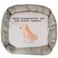 Produktbild von Mr. & Mrs. Panda Hundekissen Cocker Spaniel Stoff Grau Größe L