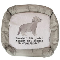 Produktbild von Mr. & Mrs. Panda Hundekissen Neufundländer Moment Grau Größe L