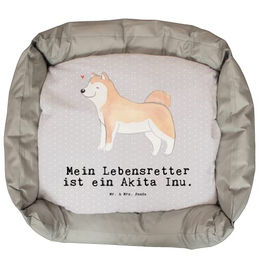 Mr. & Mrs. Panda Hundekorb Akita Inu Lebensretter Grau Größe L aus Polyester – Bild 1 von 6