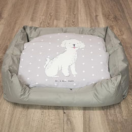 Mr. & Mrs. Panda Hundekorb Bichon Frisé Grau Größe L aus Polyester – Bild 1 von 4