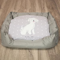 Produktbild von Mr. & Mrs. Panda Hundekorb Bichon Frisé Grau Größe L aus Polyester