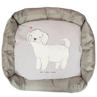 Produktbild von Mr. & Mrs. Panda Hundekorb Malteser Lebensretter Grau Größe L aus Polyester