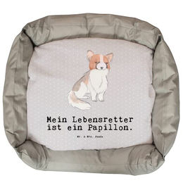 Mr. & Mrs. Panda Hundekorb Papillon Lebensretter aus Polyester in Grau Größe L – Bild 1 von 6