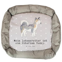 Produktbild von Mr. & Mrs. Panda Hundekorb Siberian Husky Grau Größe L aus Polyester