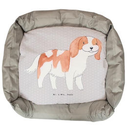 Mr. & Mrs. Panda Hundekörbchen Cavalier King Charles Spaniel Grau Größe L aus Polyester – Bild 1 von 6