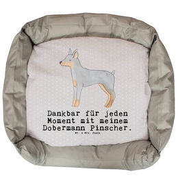 Mr. & Mrs. Panda Hundekörbchen Dobermann Pinscher Moment Grau Polyester Größe L – Bild 1 von 6