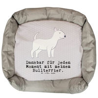 Produktbild von Mr. & Mrs. Panda Hundematratze Bullterrier Moment Plüsch Grau Größe L