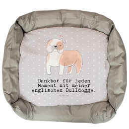 Mr. & Mrs. Panda Hundematratze Englische Bulldogge Moment Grau Größe L – Bild 1 von 6