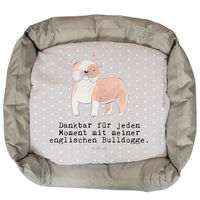 Produktbild von Mr. & Mrs. Panda Hundematratze Englische Bulldogge Moment Grau Größe L