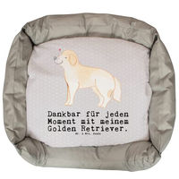 Produktbild von Mr. & Mrs. Panda Hundematte Golden Retriever Moment Plüsch Grau Größe L