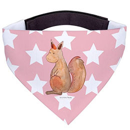 Mr. & Mrs. Panda Hundeschal Einhorn Design Bandana aus Polyester in Rosa und Rot Größe L – Bild 1 von 5