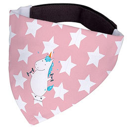 Mr. & Mrs. Panda Hundeschal Einhorn Fitness Bandana aus Polyester in Rot und Rosa Größe S – Bild 1 von 2