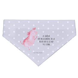 Mr. & Mrs. Panda Hundeschal Halstuch Axolotl Tanzen Grau aus Polyester – Bild 1 von 3