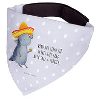 Produktbild von Mr. & Mrs. Panda Hundetuch Bandana Axolotl Tequila aus Polyester in Grau Weiß Größe L