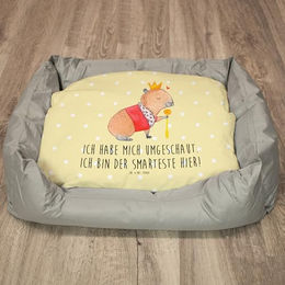 Mr. & Mrs. Panda Katzenbett Capybara König Plüsch Gelb Bunt Größe L – Bild 1 von 5