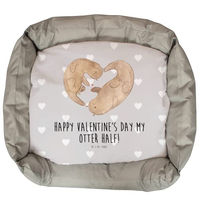 Produktbild von Mr. & Mrs. Panda Katzenbett Otter Valentine Plüsch Grau Größe L