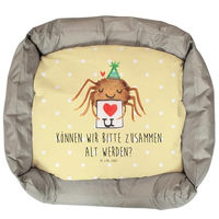 Produktbild von Mr. & Mrs. Panda Katzenkissen Spinne Agathe Brief Plüsch Gelb Größe L