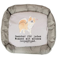 Produktbild von Mr. & Mrs. Panda Kuschelbett Islandhund Moment Hundebett Grau Größe L