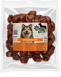 Produktbild von MR. PRETZEL Kauknochen Hundesnack Ente hypoallergen glutenfrei mit hohem Fleischanteil 500g