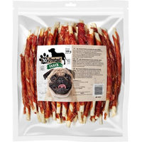 Produktbild von MR. PRETZEL Kausnack Sticks mit Ente und Rind für Hunde ohne Farb- und Aromastoffe 500 g