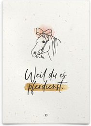mrs. RIDE Strohpapier-Postkarte – Bild 1 von 2