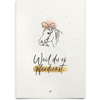 Produktbild von mrs. RIDE Strohpapier-Postkarte