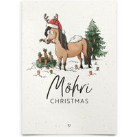 Produktbild von mrs. RIDE Strohpapier-Postkarte