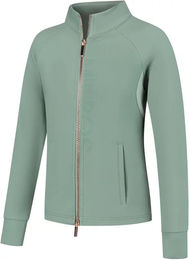 Produktbild von Mrs. Ros Reitjacke Softshell für Mädchen Zoë Lavender Fields wasserabweisend lila grün Größe 10/11 Jahre