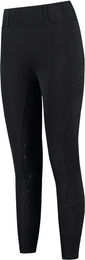Mrs. Ros Reitleggings Softshell Full Grip für Damen Schwarz 2XS – Bild 1 von 1