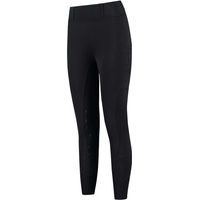 Produktbild von Mrs. Ros Reitleggings Softshell Full Grip für Damen Schwarz 2XS