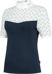 Produktbild von Mrs. Ros Reitshirt Damen Blau XL