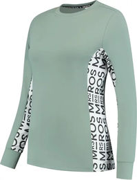 Produktbild von Mrs. Ros Reitshirt Damen Langarm Lavender Fields Lila Grün