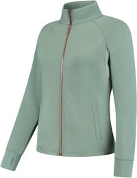 Produktbild von Mrs. Ros Reitshirt Damen Sommer Lila Grün XL