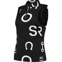 Produktbild von Mrs. Ros Reittrainingsshirt Damen Jet Set Logo Schwarz XL