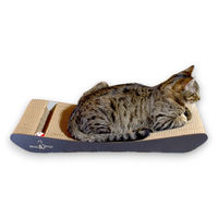 Produktbild von Mruu&Pruu Kartonscratch für Katzen Schwarz 58,5 cm