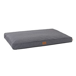 MSS e.K. Hundebett Home Mattress L 100 x 75 cm Anthrazit mit abnehmbarem Velours-Bezug und weicher Polsterung – Bild 1 von 7