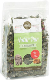 Produktbild von Mucki Nager Kräuter Mix Blatt und Blüte Getreidefrei für Kaninchen und Meerschweinchen 2 x 500 g