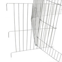 Produktbild von Mucola Freigehege für Kaninchen aus Metall mit Sonnenschutz und Abdecknetz in Grün