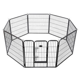 Mucola Welpenauslauf Freigehege aus Metall für Hunde 8-teilig XL – Bild 1 von 9
