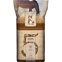 Produktbild von Mühldorfer 5-Korn Plus Pferdemüsli für alle Altersstufen zur Unterstützung der Verdauung und des Stoffwechsels - 20 kg