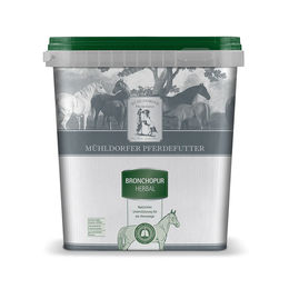 Mühldorfer Bronchopur herbal Kräuter-Ergänzungsfutter Pulver für die Atemwege 1,8 kg - 1,8 kg – Bild 1 von 3