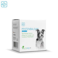 Produktbild von Mühldorfer Paté für die Pfotenpflege für alle Altersstufen 200g - 2 x 100 ml