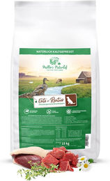 Müller’s Naturhof Hundefutter Ente und Rentier Getreidefrei Kaltgepresst Adult 15 kg - 15 kg – Bild 1 von 4