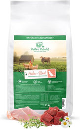 Müller’s Naturhof Hundefutter Huhn und Rind Getreidefrei Kaltgepresste Pellets Adult 15 kg - 15 kg – Bild 1 von 4